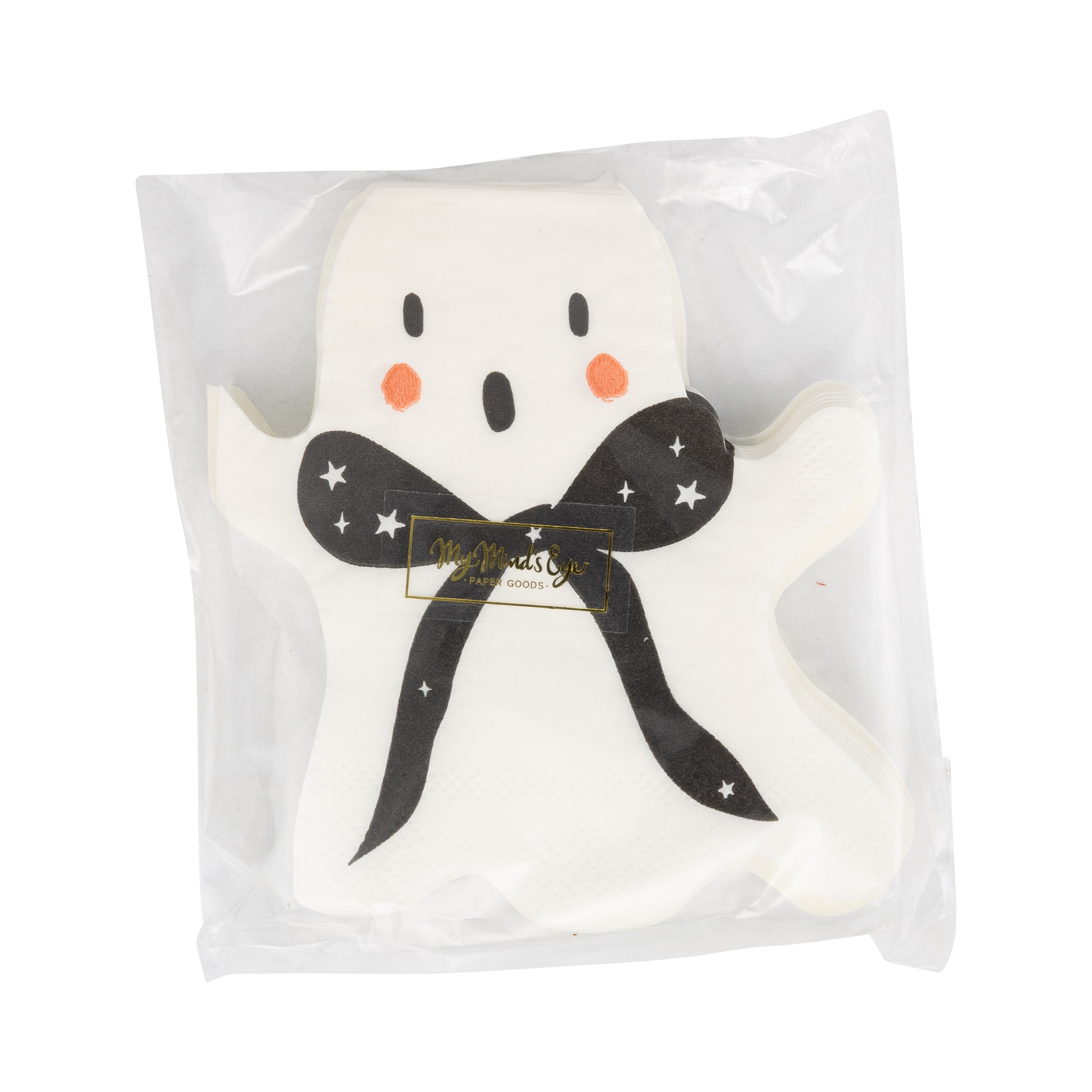 Booquette Ghost Shaped Cocktail Napkin