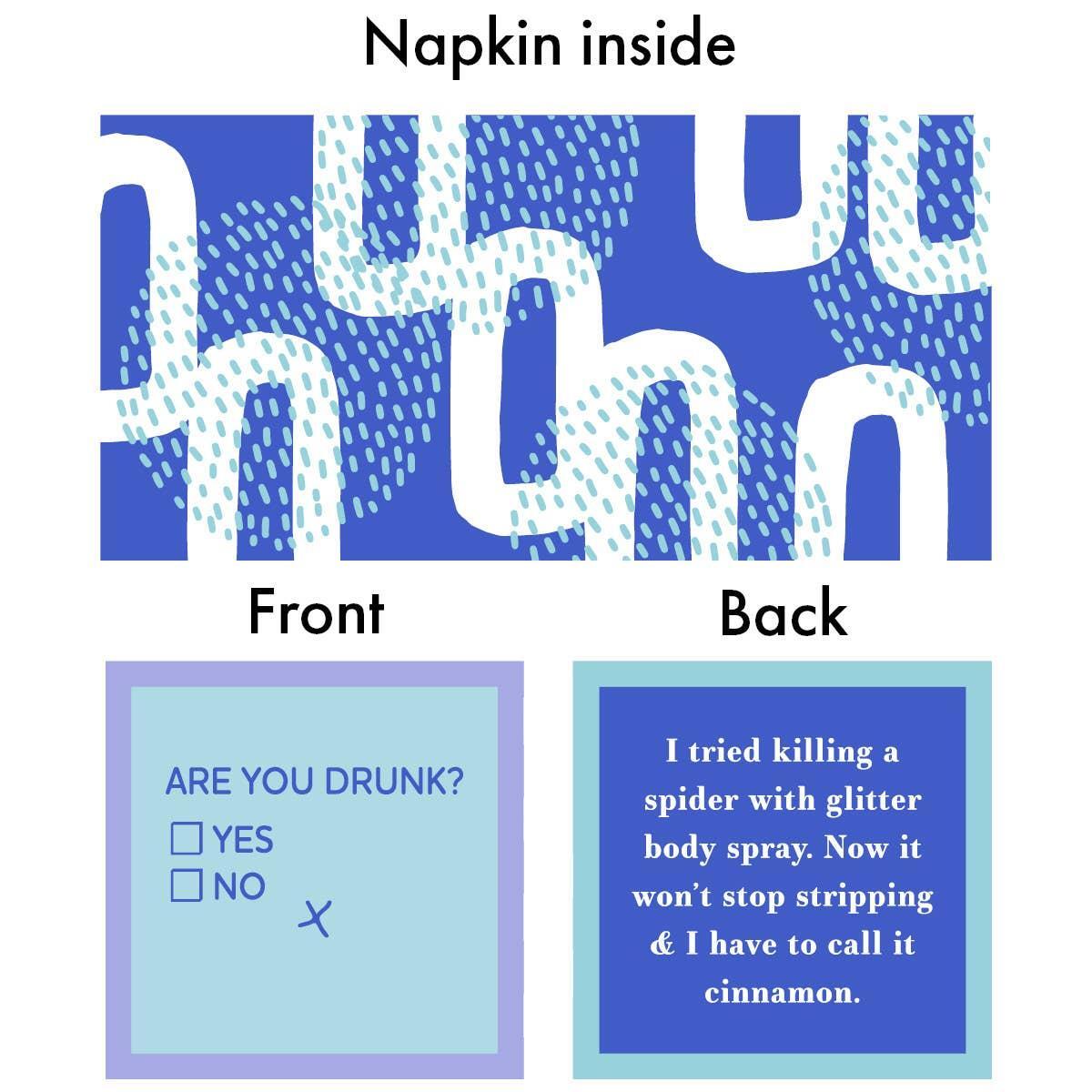 Beach Docking | Funny Party Gift | Cocktail Napkin