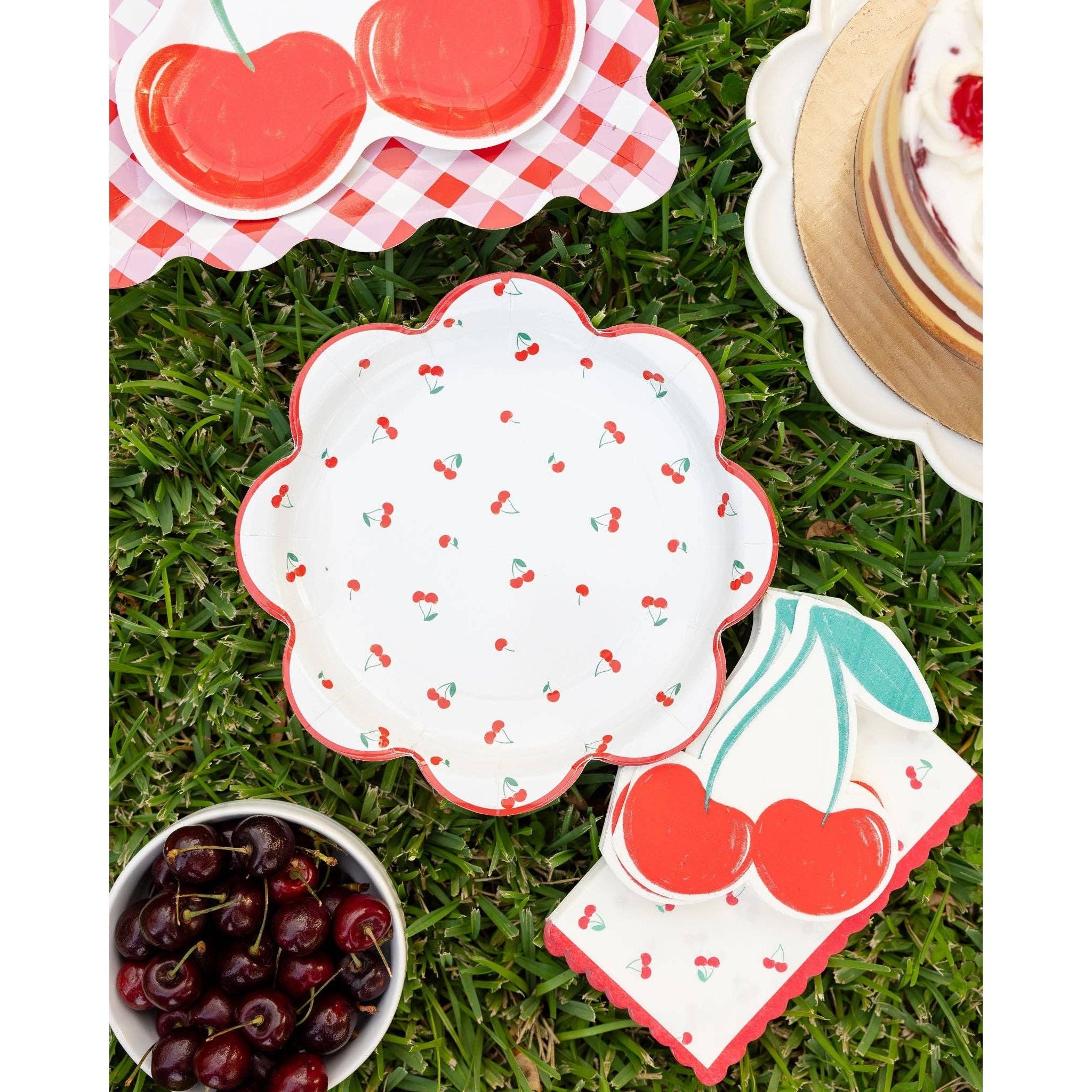 Cherries Dinner Napkin
